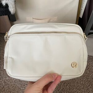 lululemon athletica white Crossbody Bag